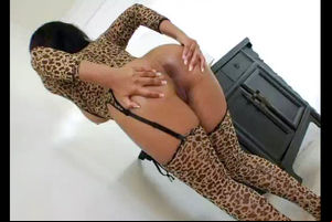 Dark-hued tramp Melody Nakai gives a
